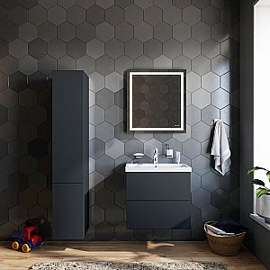 Тумба с раковиной AM.PM Gem 60 графит для ванной в интернет-магазине Sanbest