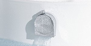 Внешняя часть излива на ванну Hansgrohe Exafill S  58117670 купить в интернет-магазине сантехники Sanbest