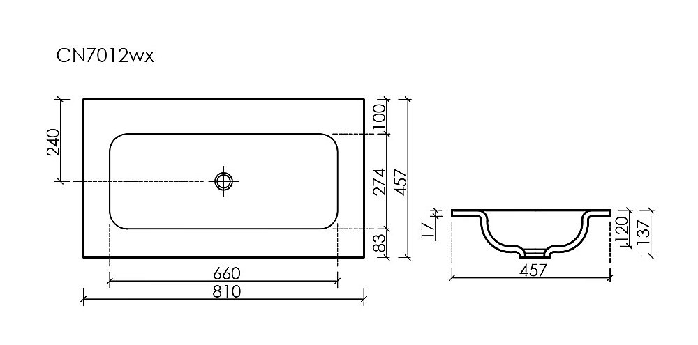 Раковина Ceramica Nova Grace CN7012wx белый купить в интернет-магазине Sanbest
