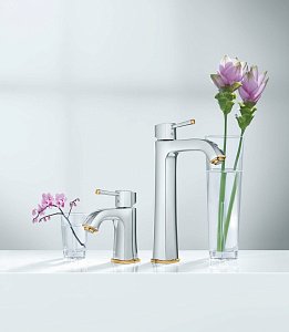 Смеситель для раковины Grohe Grandera 23303IG0 хром/золото купить в интернет-магазине сантехники Sanbest