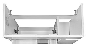 Тумба с раковиной подвесная Loranto KANTRI CS00097253 80/2 раковина Фостер 80, белый глянец для ванной в интернет-магазине Sanbest