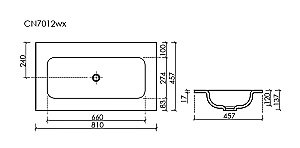Раковина Ceramica Nova Grace CN7012wx белый купить в интернет-магазине Sanbest