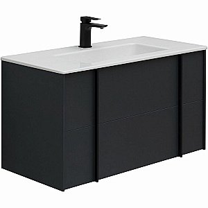 Тумба с раковиной Allen Brau Reality 90 1.32006.AM антрацит матовый для ванной в интернет-магазине Sanbest