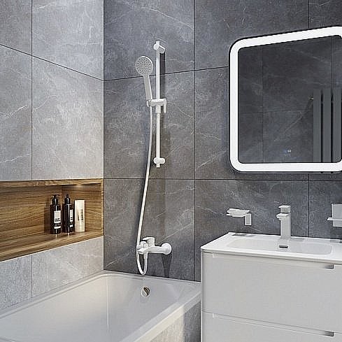 Душевой шланг Iddis Optima Home OPH12WLi19 белый купить в интернет-магазине сантехники Sanbest