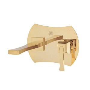 Смеситель для раковины настенный Migliore Opera ML.OPR-6046 золото купить в интернет-магазине сантехники Sanbest