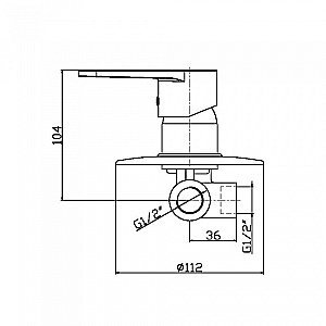 Смеситель для душа Orange Otto M22-400cr купить в интернет-магазине сантехники Sanbest