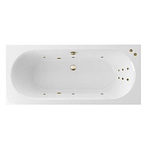 Ванна акриловая EXCELLENT Oceana Slim LINE WAEX.OCE18S.LINE.BR 180x80 белая с гидромассажем купить в интернет-магазине Sanbest