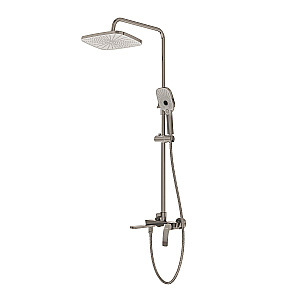 Душевая система Grossman Mercury 500.K35.10.120 никель брашированный купить в интернет-магазине сантехники Sanbest