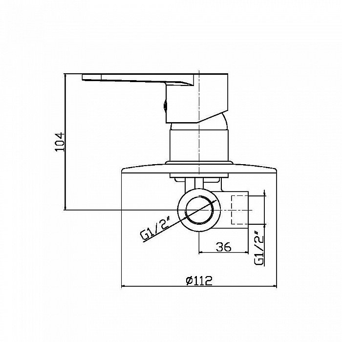 Смеситель для душа Orange Otto M22-400cr купить в интернет-магазине сантехники Sanbest