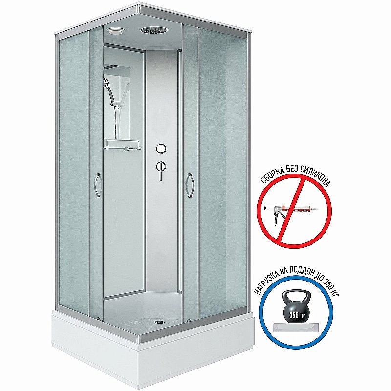 Душевая кабина Niagara Classic NG-33984-14Q 90x80 купить в интернет-магазине Sanbest