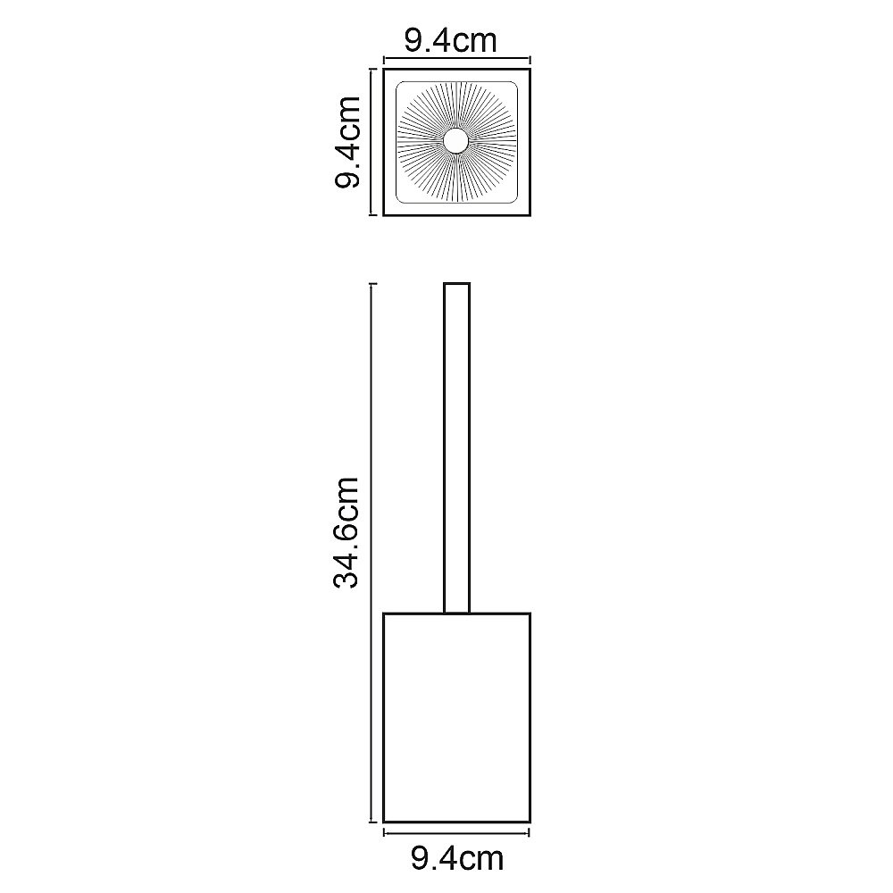 Ершик для туалета WasserKRAFT Abens K-3727 купить в интернет-магазине сантехники Sanbest