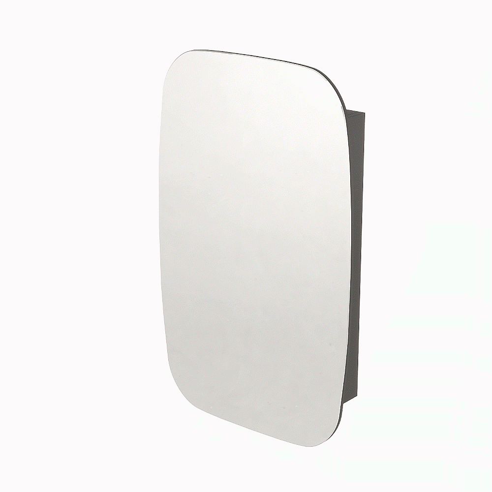 Зеркальный шкаф Акватон Сохо 60 графит купить в интернет-магазине сантехники Sanbest