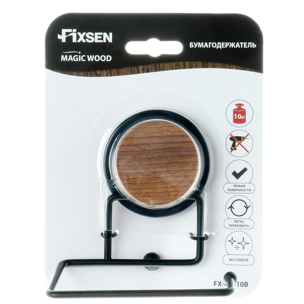 Держатель для туалетной бумаги Fixsen Magic Wood FX-46010B купить в интернет-магазине сантехники Sanbest