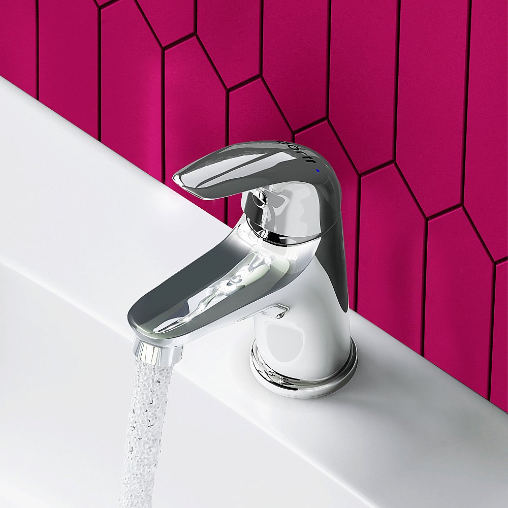 Смеситель для раковины Dorff Stark D1100210 хром купить в интернет-магазине сантехники Sanbest