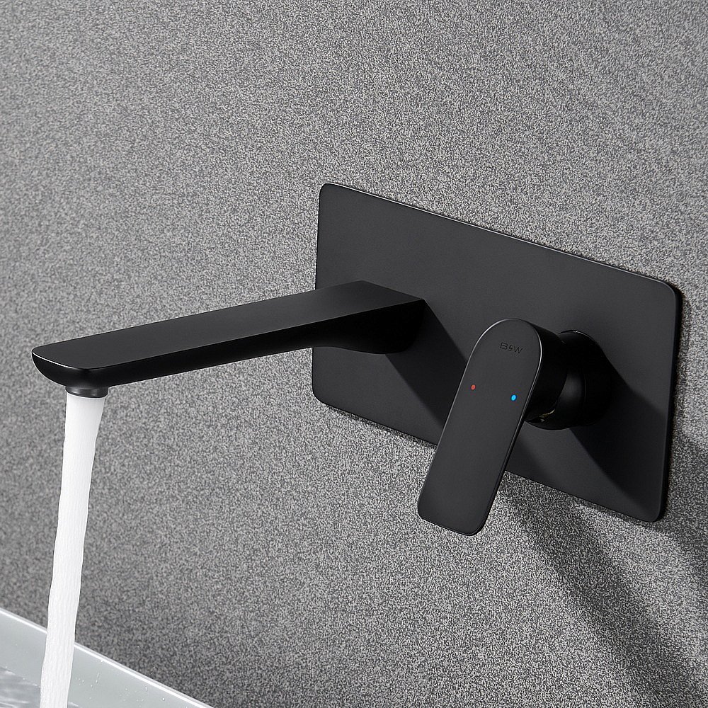 Смеситель для раковины Black&White Universe UK8306B купить в интернет-магазине сантехники Sanbest