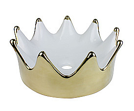 Раковина Bronze de Luxe Queen 40 4042WG золото/белая купить в интернет-магазине Sanbest