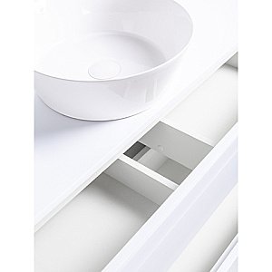 Тумба с раковиной Orange Otto Ot-100TuMDF+B08-360W 100 белая для ванной в интернет-магазине Sanbest