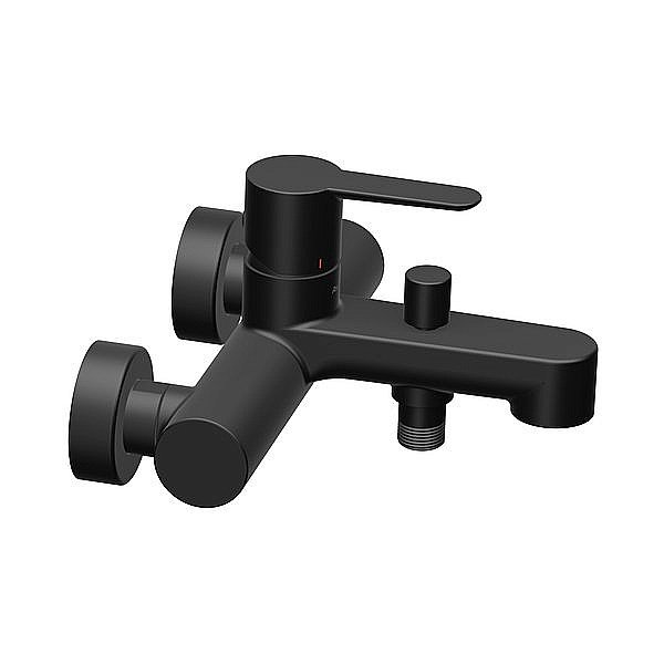 Смеситель для ванны Ravak Puri PU 022.21/150 черный купить в интернет-магазине сантехники Sanbest