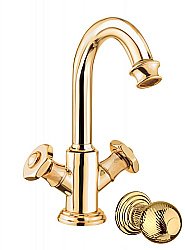 Смеситель для раковины Cezares APHRODITE-LS2-03/24-M золото купить в интернет-магазине сантехники Sanbest