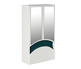 Зеркальный шкаф MIXLINE РАДУГА 522474 46 зеленый купить в интернет-магазине сантехники Sanbest