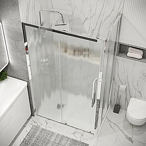 Душевой уголок Grossman Cosmo 120.K33.02.1290.10.02 120x90 стекло шиншилла/профиль хром купить в интернет-магазине Sanbest