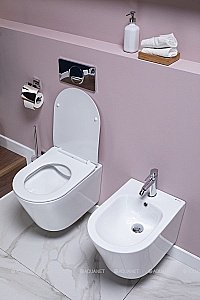 Биде подвесное Aquanet Atago 2.0 B2 LX-1057 купить в интернет-магазине Sanbest