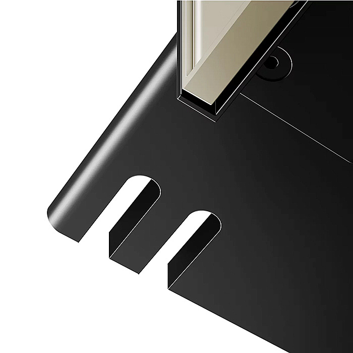 Полочка для душа Keuco Reva 12858370000 Черный матовый купить в интернет-магазине сантехники Sanbest