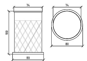 Стакан для зубных щеток Boheme Crystal 10217 купить в интернет-магазине сантехники Sanbest