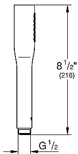 Душевая лейка Grohe Euphoria Cosmopolitan 22126KF0 купить в интернет-магазине сантехники Sanbest