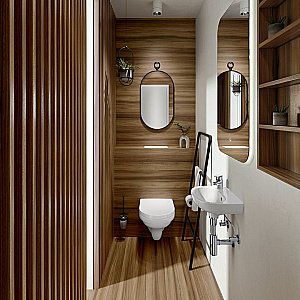 Смеситель для раковины Villeroy&Boch O.novo Start TVW10514111061 хром купить в интернет-магазине сантехники Sanbest