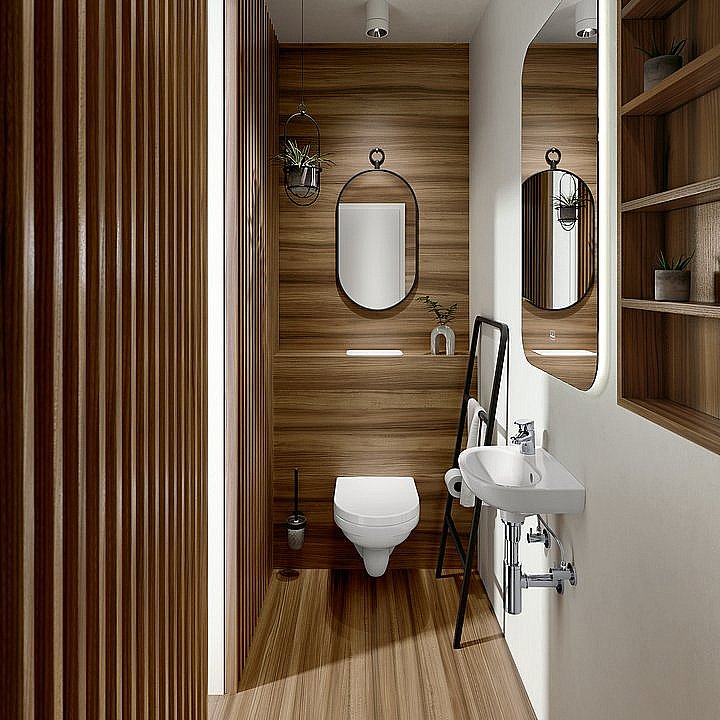 Смеситель для раковины Villeroy&Boch O.novo Start TVW10514111061 хром купить в интернет-магазине сантехники Sanbest