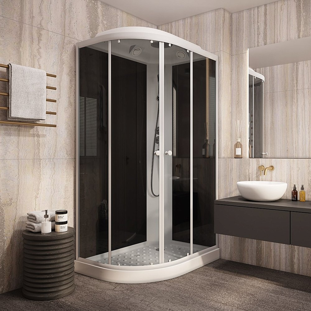 Душевая кабина Parly Classic Эконом EC1231R, 120x80x210, раздвигающиеся двери купить в интернет-магазине Sanbest