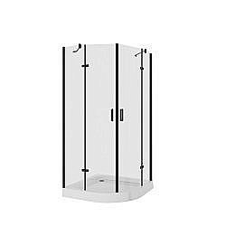 Душевой уголок Niagara NOVA 6815 90x90 прозрачный/черный купить в интернет-магазине Sanbest