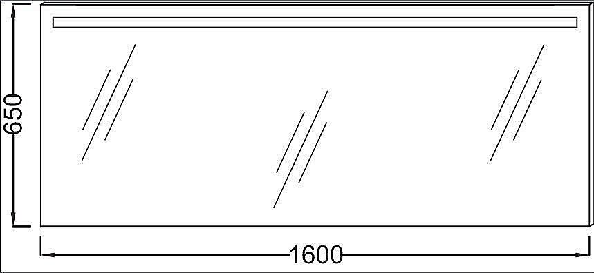Зеркало с подсветкой Jacob Delafon EB1422-NF 160 в ванную от интернет-магазине сантехники Sanbest