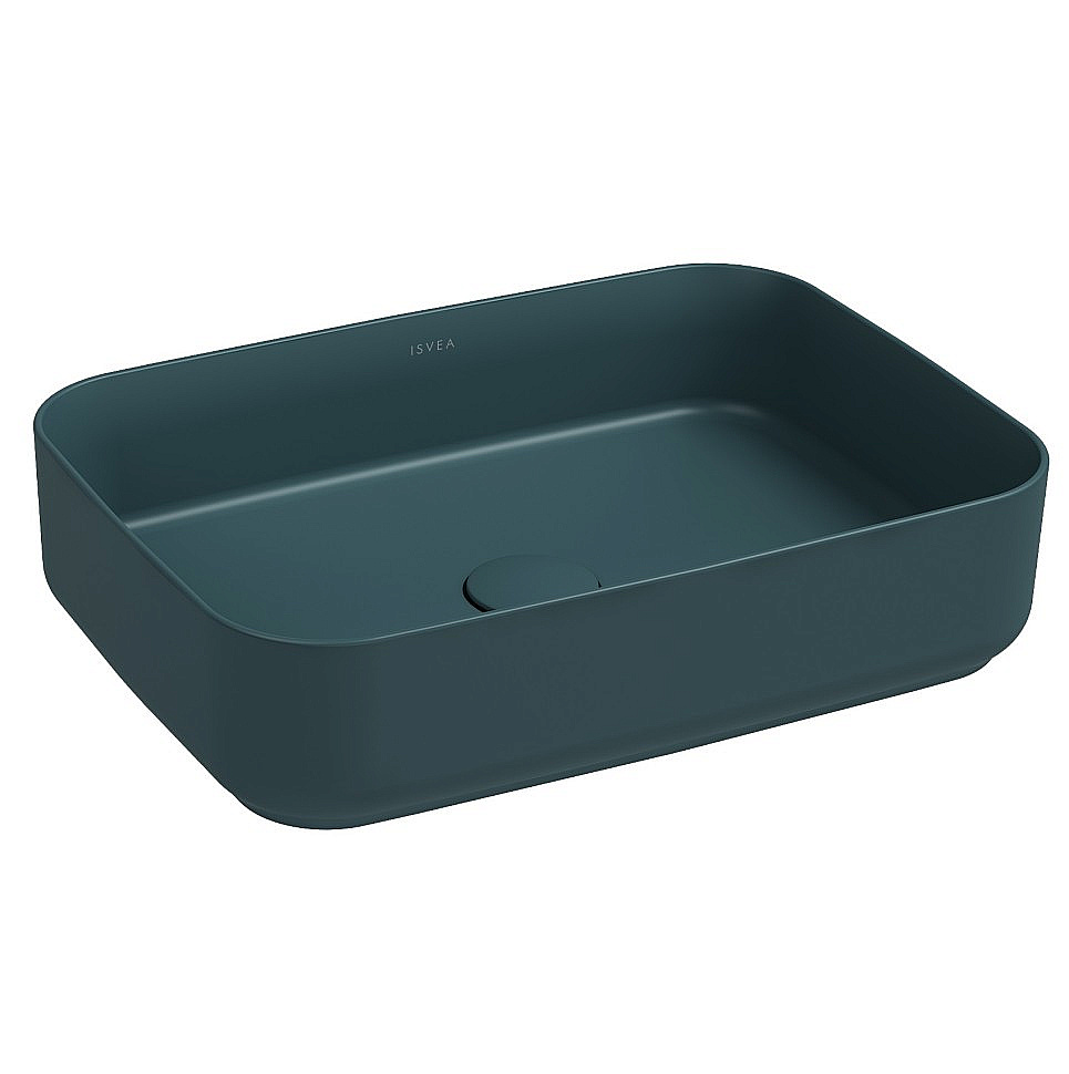 Раковина ISVEA Infinity 50 10NF65050SV-2P изумрудная матовая купить в интернет-магазине Sanbest