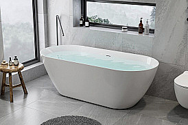 Акриловая ванна Royal Bath Pafos RB611701 175х75 Белая/Фурнитура Сталь купить в интернет-магазине Sanbest