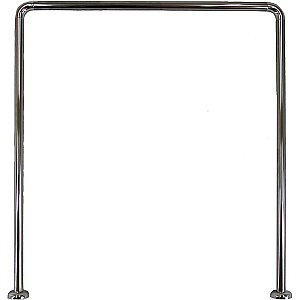 Карниз для ванны Aquatek Мелисса 180x95 KARN-0000016 хром купить в интернет-магазине сантехники Sanbest