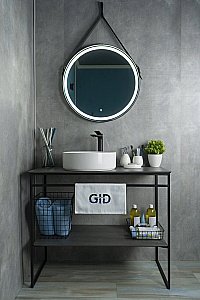 Раковина накладная Gid Esfera 40 N9424 51179 белая купить в интернет-магазине Sanbest