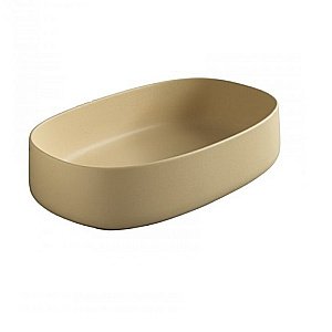 Раковина накладная Artceram Cognac 55 COL003 12 00 Giallo Zinco купить в интернет-магазине Sanbest