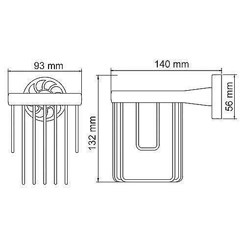 Держатель освежителя WasserKRAFT Isen К-4045 купить в интернет-магазине сантехники Sanbest