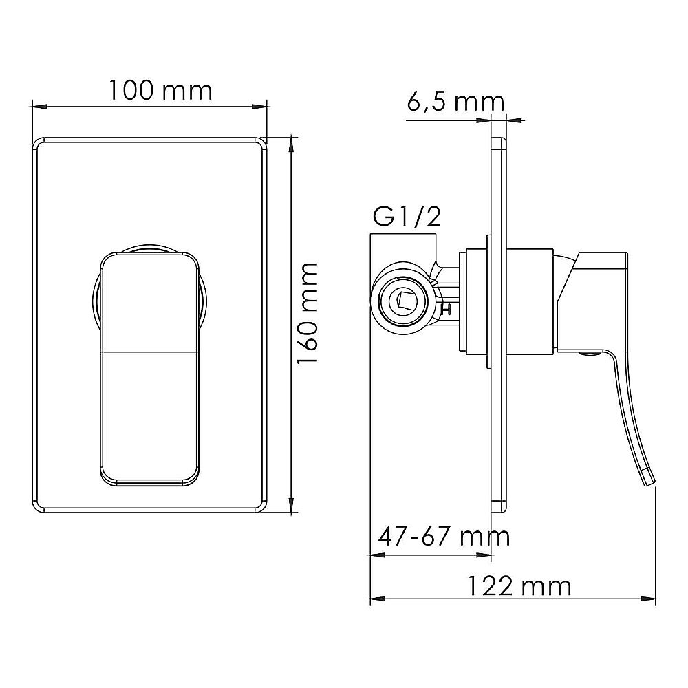 Смеситель для раковины WasserKRAFT A16573 бронза купить в интернет-магазине сантехники Sanbest