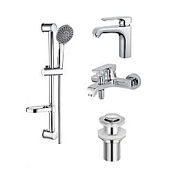 Набор смесителей Boch Mann IDA 10429 хром купить в интернет-магазине сантехники Sanbest