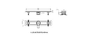 Душевой лоток Timo DRAIN PREMIUM DP-PG 60 нержавеющая сталь купить в интернет-магазине Sanbest