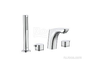 Смеситель для ванны и душа Roca Insignia 5A183AC00 купить в интернет-магазине сантехники Sanbest