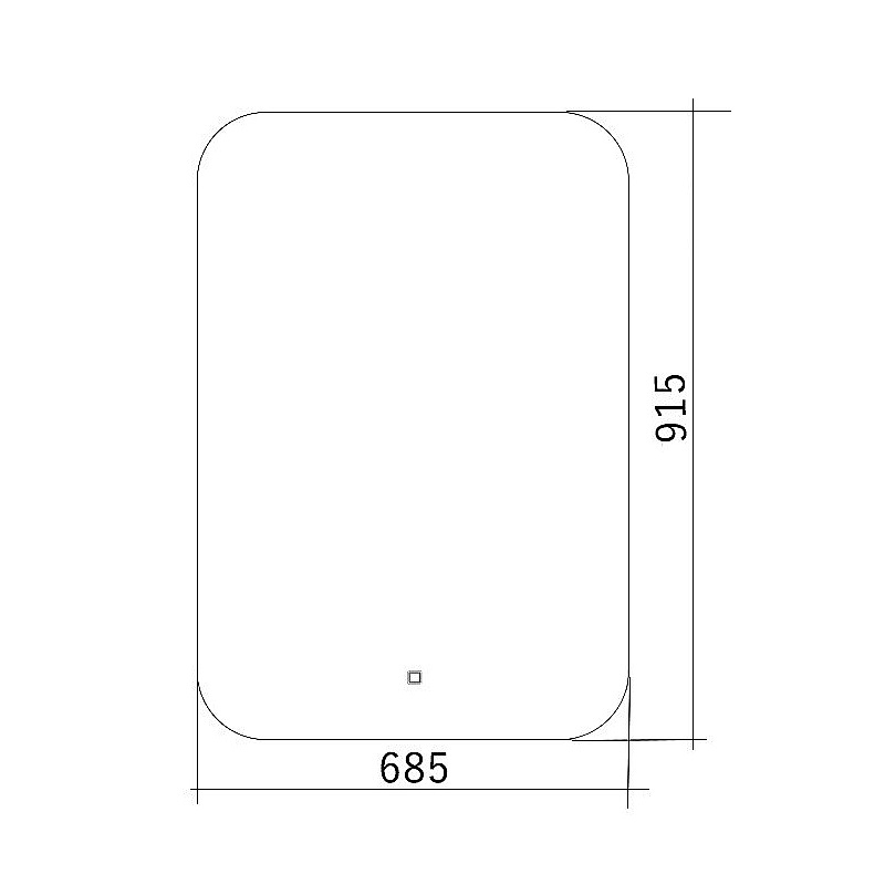Зеркало Azario Паллада-2 68 LED-00002339 в ванную от интернет-магазине сантехники Sanbest