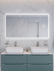 Зеркало BelBagno SPC-MAR-1400-800-LED-TCH-LNZ в ванную от интернет-магазине сантехники Sanbest