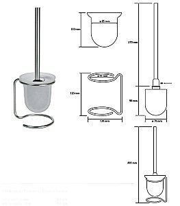 Ёршик напольный Bemeta Neo 104113109 купить в интернет-магазине сантехники Sanbest