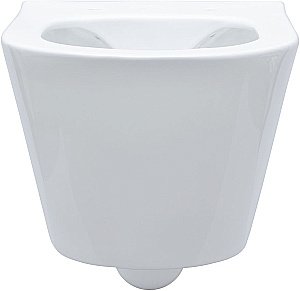 Унитаз подвесной Aquanet Lake белый с крышкой микролифт, безободковый купить в интернет-магазине Sanbest