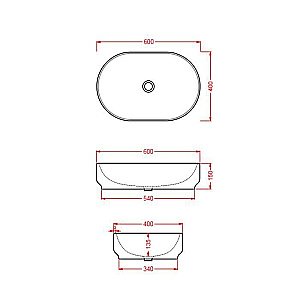 Раковина накладная Artceram Atelier 60 ATL002 41 00 matera купить в интернет-магазине Sanbest
