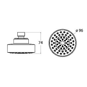 Верхний душ IDDIS Optima Home 007MINPi64 купить в интернет-магазине сантехники Sanbest